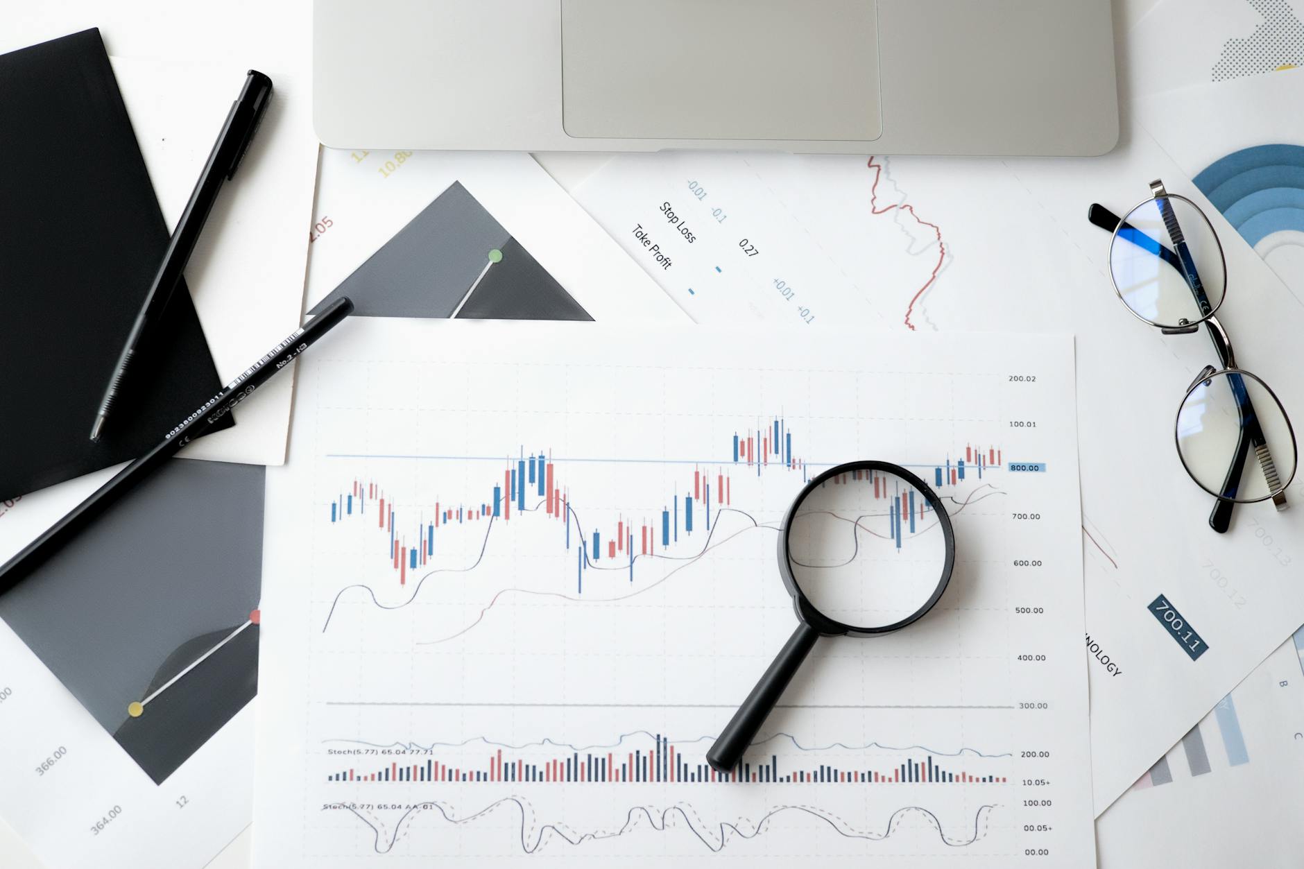 Person managing retirement account paperwork for Roth IRA