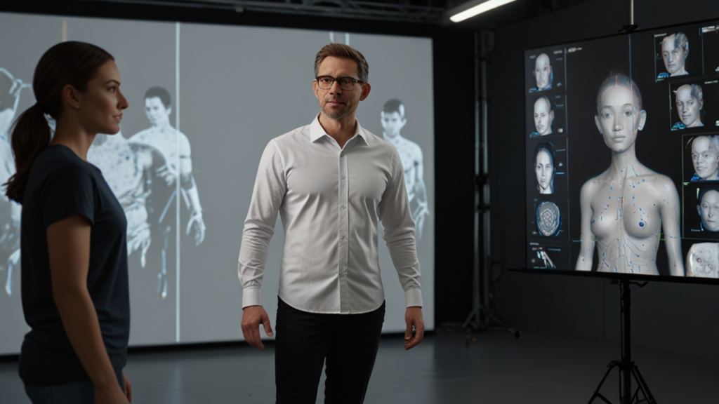 Avatar Technology creating photorealistic digital human representation with accurate facial expressions and movements