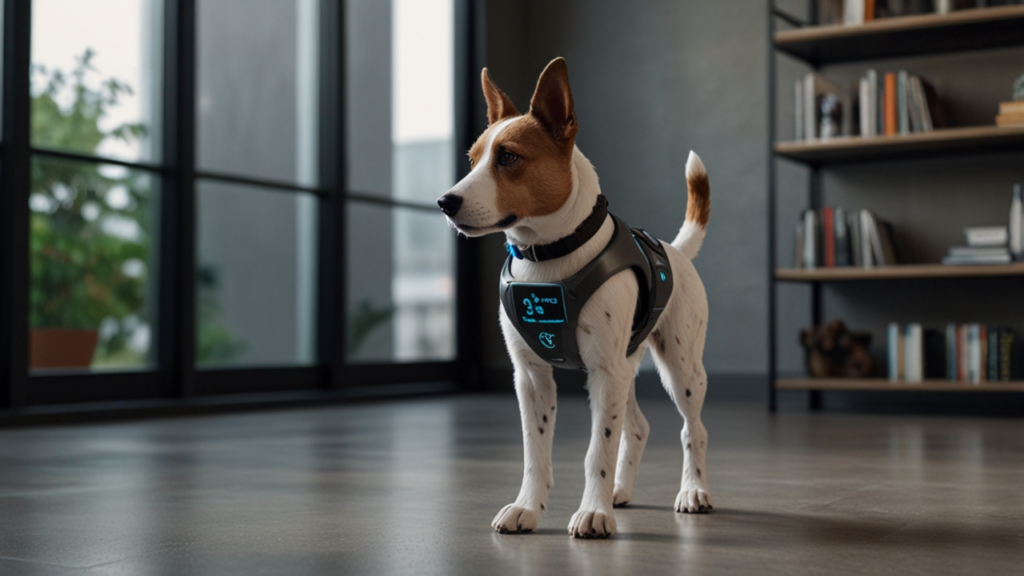 AI Dogs showing robotic pet companion with autonomous behavior, interaction capabilities and emotional response simulation