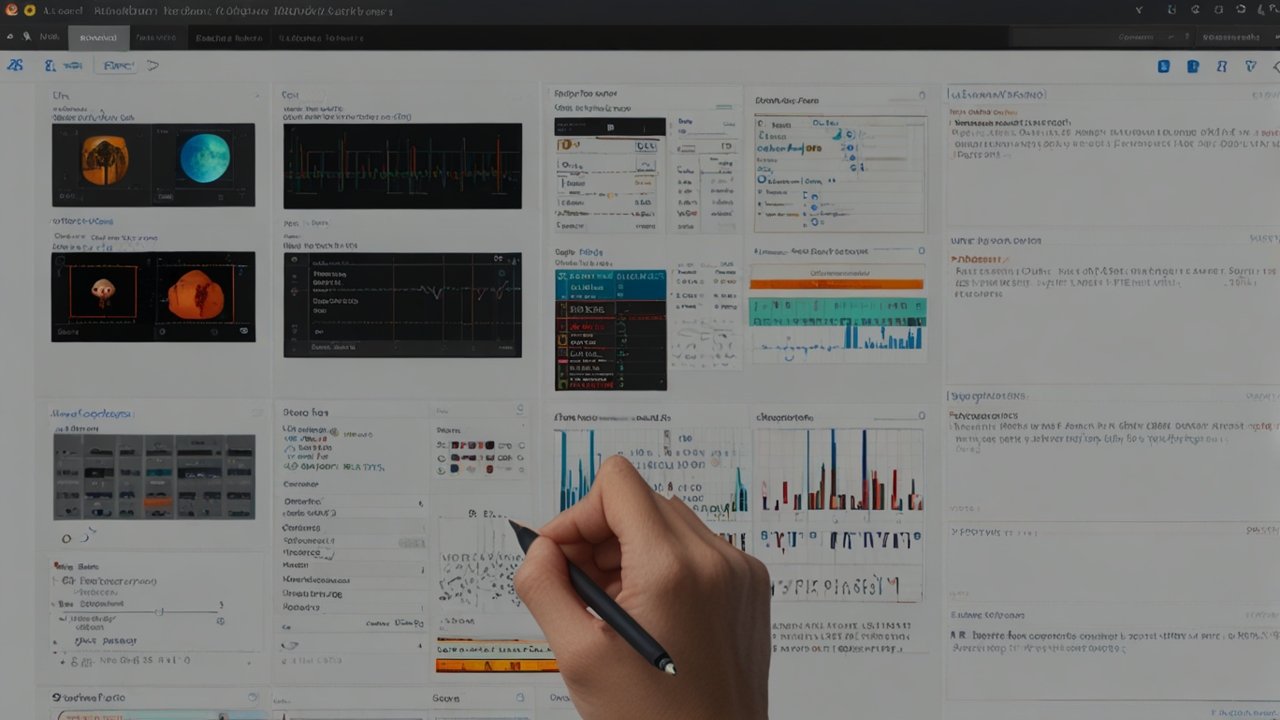 AI Generator creating diverse content types including text, images, and code based on simple prompts with customization options
