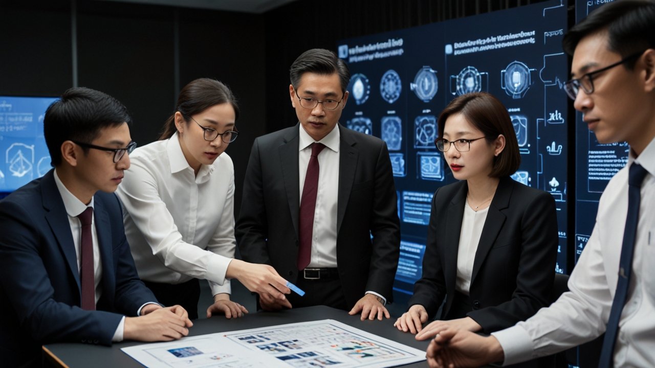 AI Regulation document showing compliance requirements for algorithmic transparency and ethical guidelines