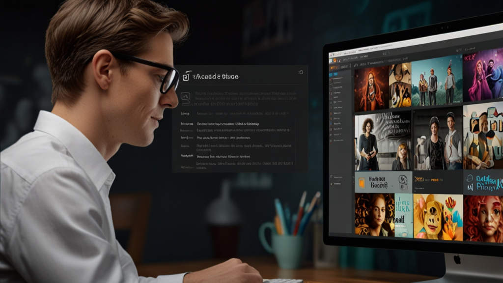 Adobe Firefly interface showing AI-powered creative generation with text prompt input and resulting visual design assistance