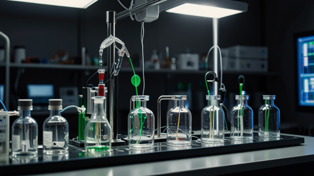 Artificial Photosynthesis technology capturing solar energy to convert carbon dioxide into useful chemical compounds