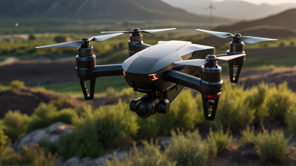 Autonomous Drone hovering while mapping terrain and analyzing surroundings with sensor arrays