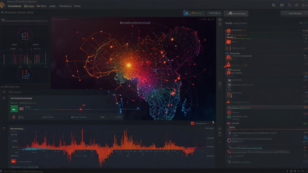 Behavioral Biometrics Patterns displayed on screen showing unique user movement signatures with pattern recognition visualizations