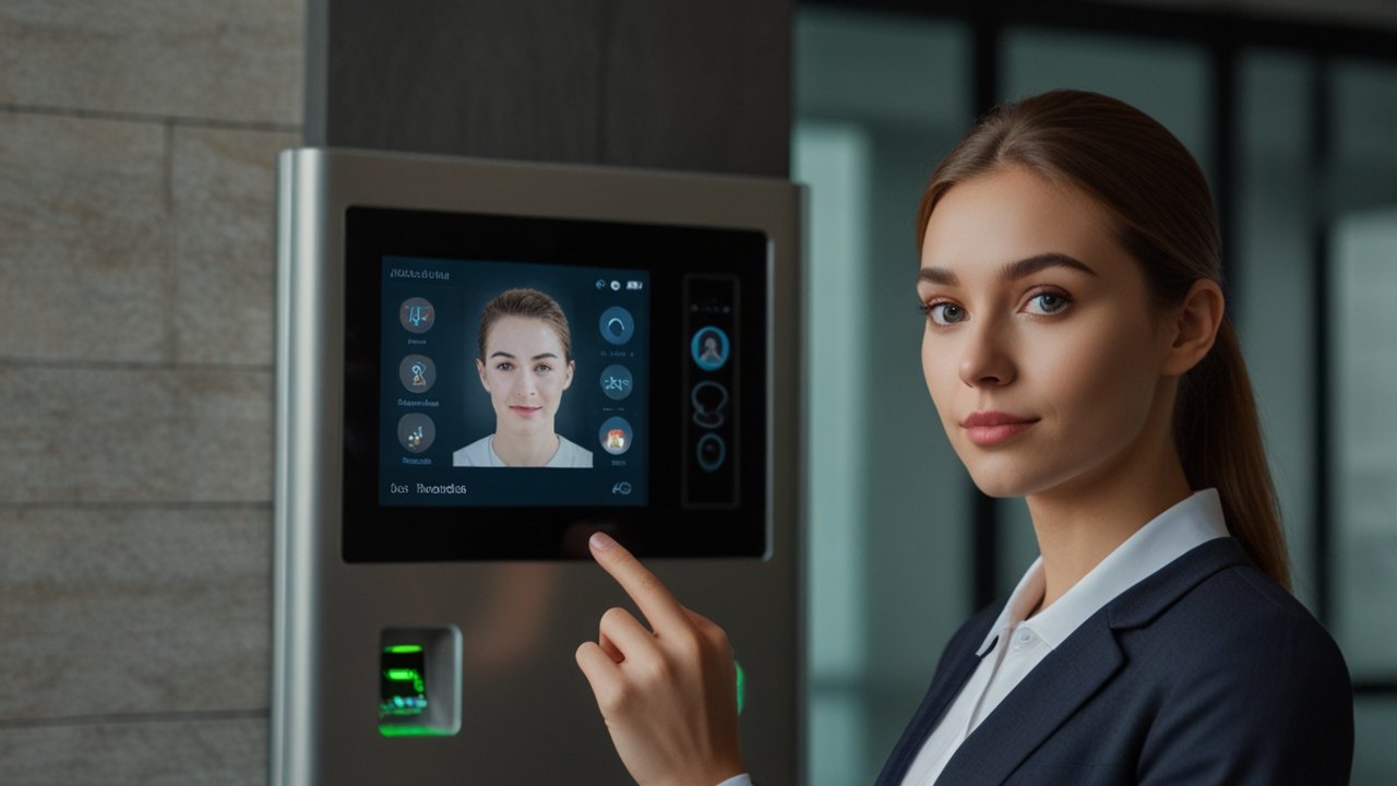 Biometric Security system authenticating user through multimodal fingerprint and facial recognition simultaneously