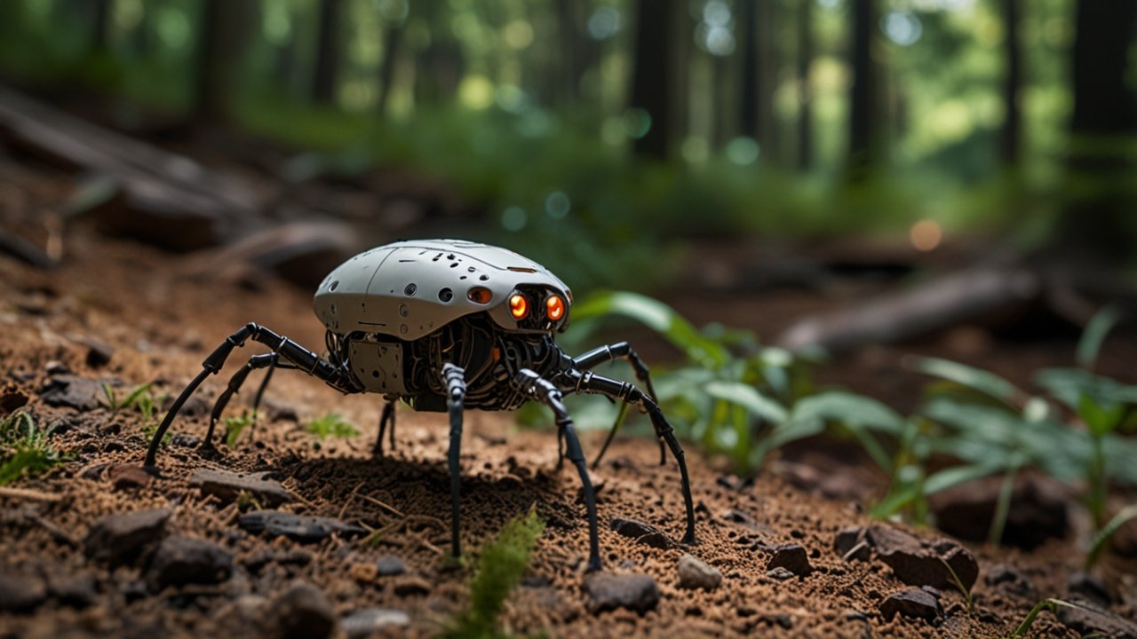 Biomimetic Robot mimicking natural animal movements through mechanisms inspired by biological structures