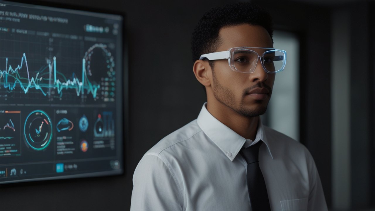 Brain-Computer Interface headset translating neural signals into precise digital commands