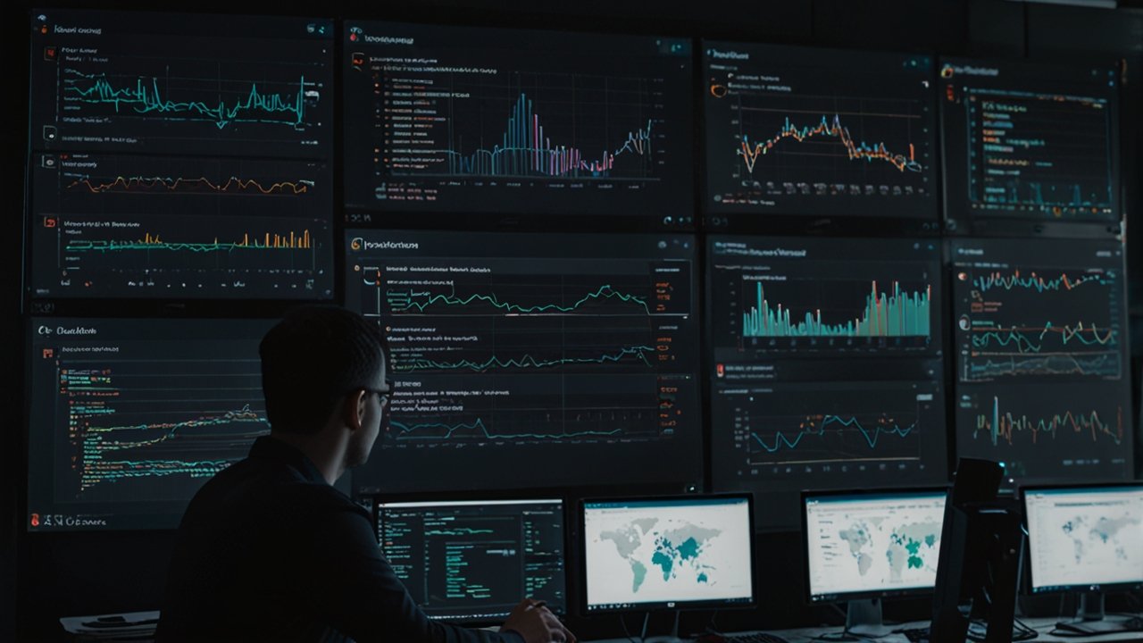 Databricks platform analyzing massive datasets through unified architecture combining structured and unstructured data processing
