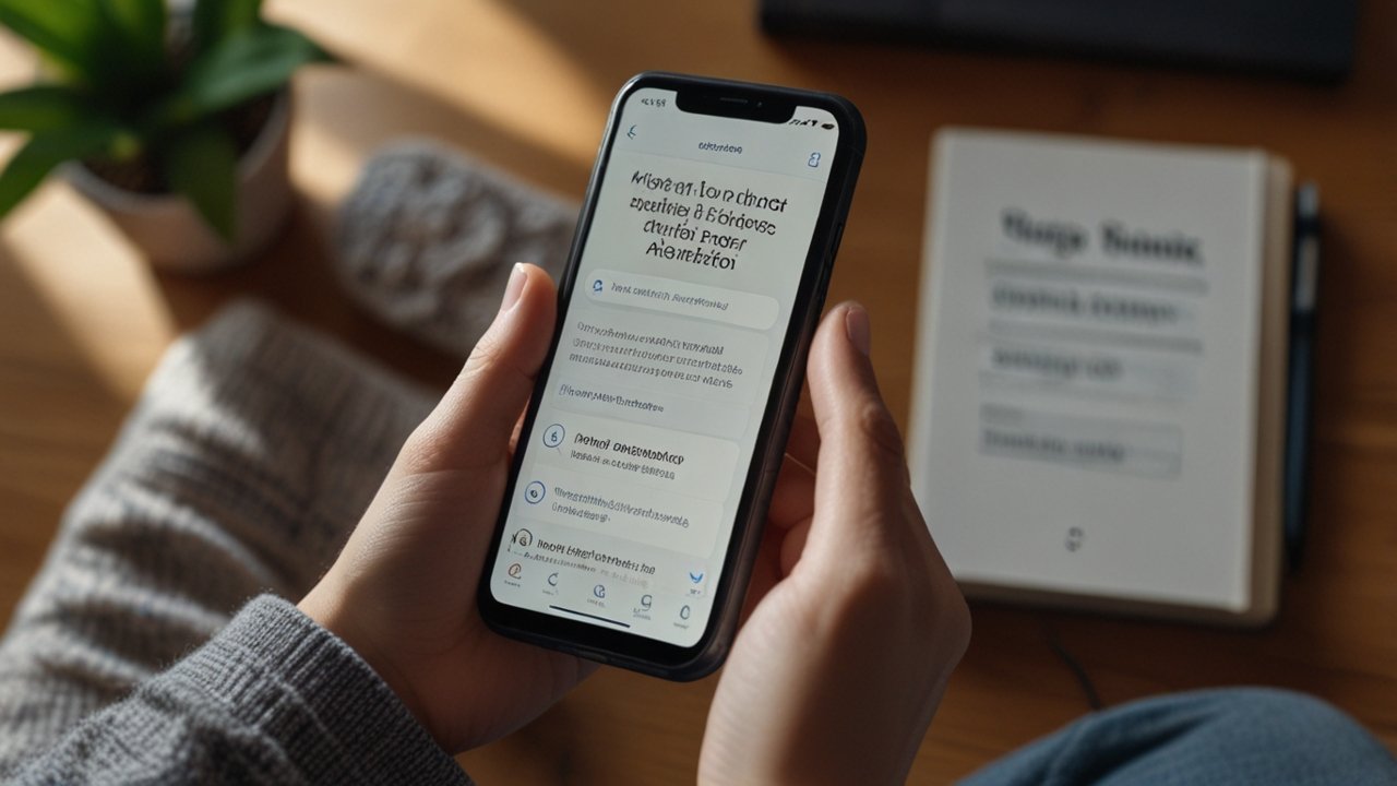 Digital detox implementation displaying screen-free zones and notification management strategies