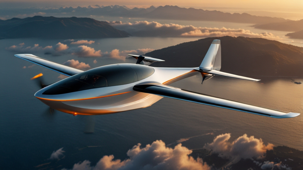 Electric Aviation aircraft showcasing multiple propulsion motors powered by advanced battery systems for zero-emission flight