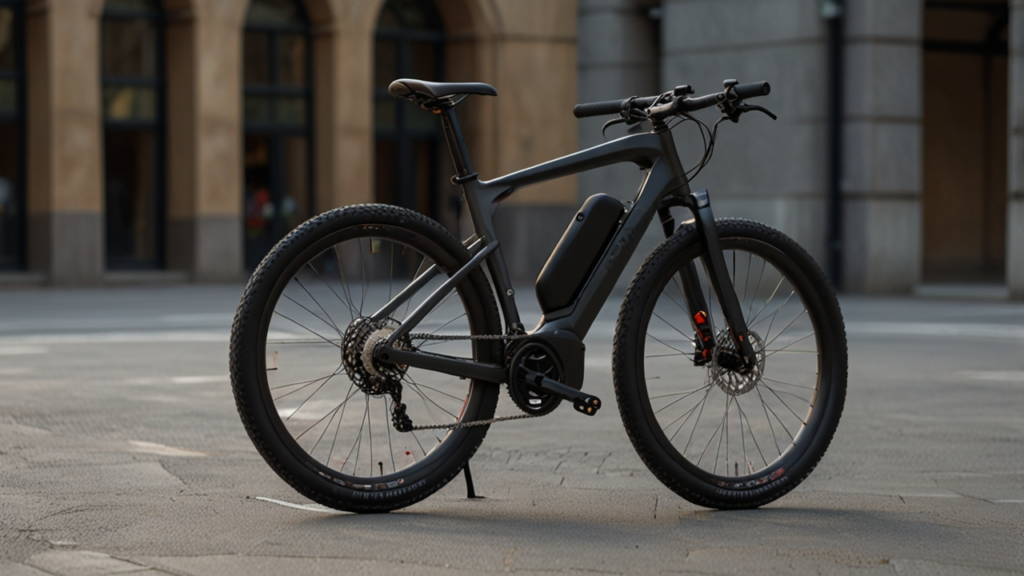Electric Bicycle providing rider assistance through integrated battery and motor system while maintaining cycling experience