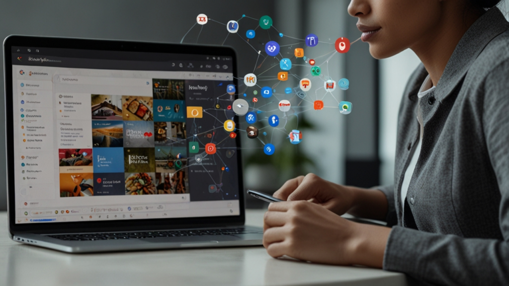 Google search engine displaying relevant results through sophisticated algorithm with integrated services across digital ecosystem