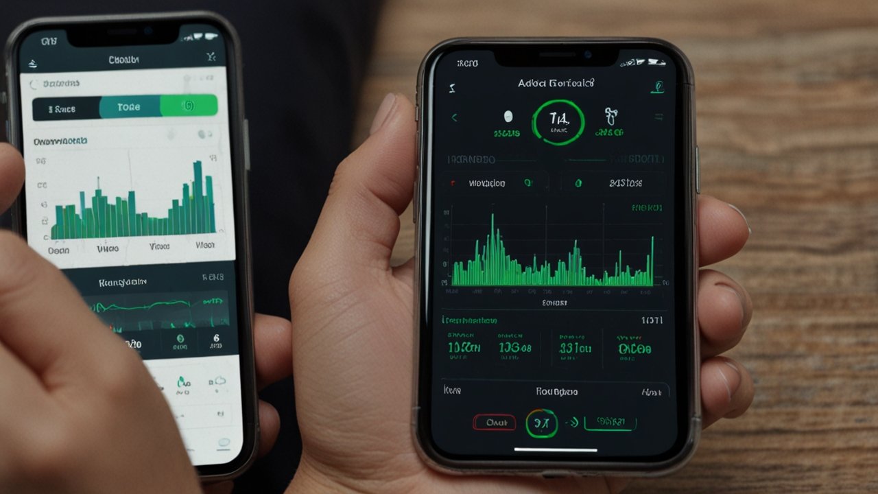 Health Tracker device showing comprehensive biometric monitoring with real-time health insights