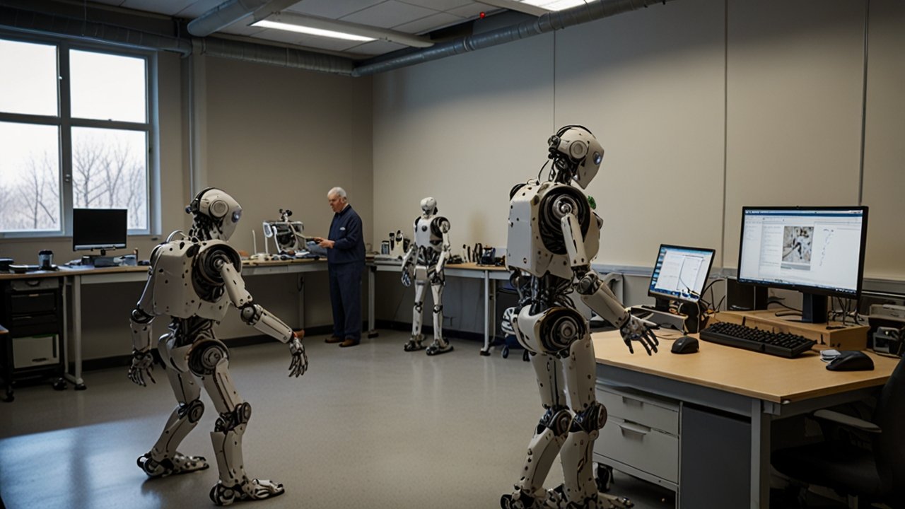 Humanoid Robot demonstrating dexterous manipulation of objects in human environment