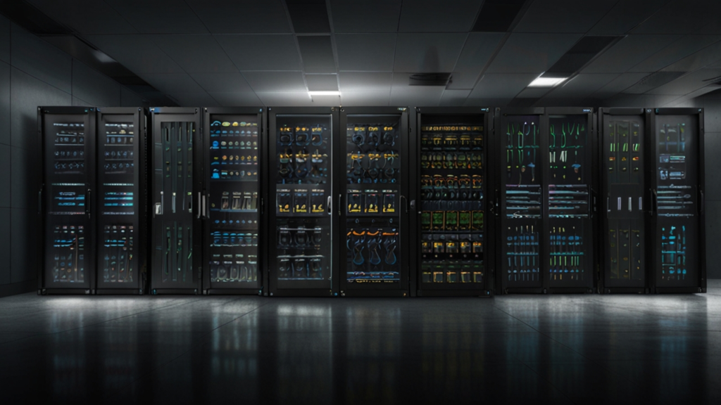 Hybrid Cloud architecture showing integrated on-premises and cloud environments with workload distribution