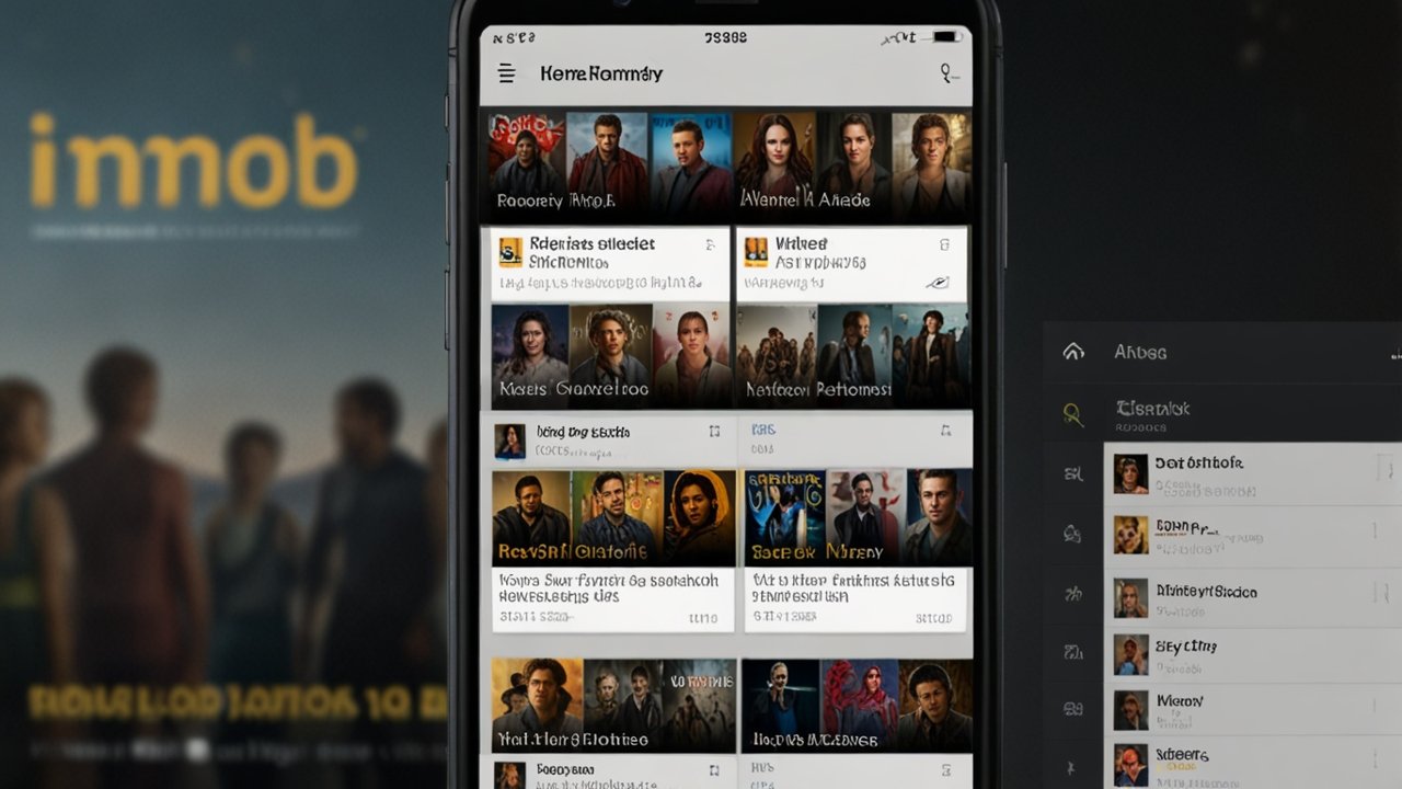 IMDB interface showing comprehensive film database with user ratings and entertainment information discovery tools