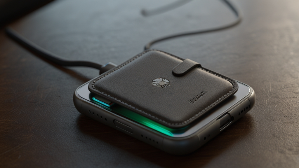 MagSafe Wallet attaching securely to smartphone through magnetic connection while storing payment cards and identification