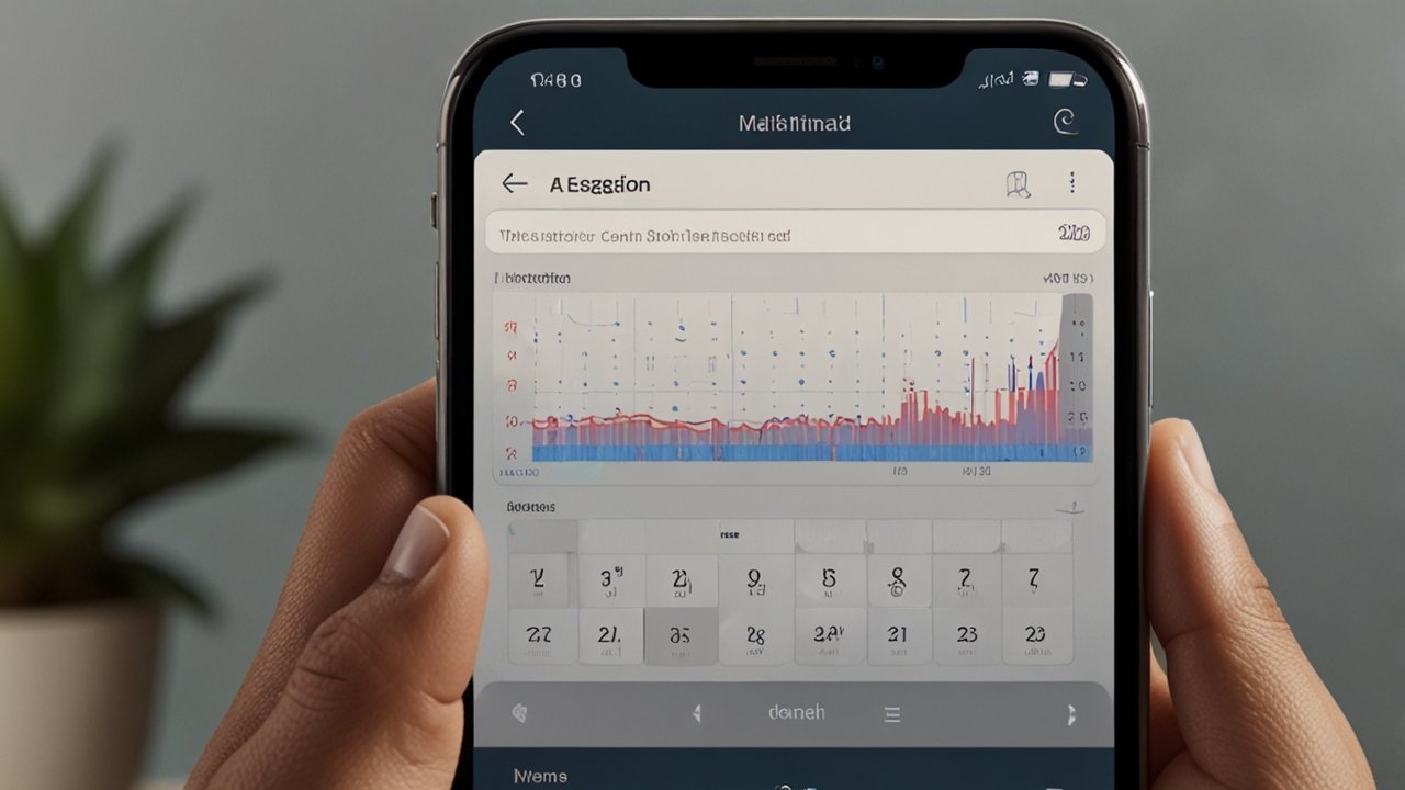 Meditation App guiding mindfulness practice through mobile device with structured sessions and ambient soundscapes promoting mental wellness