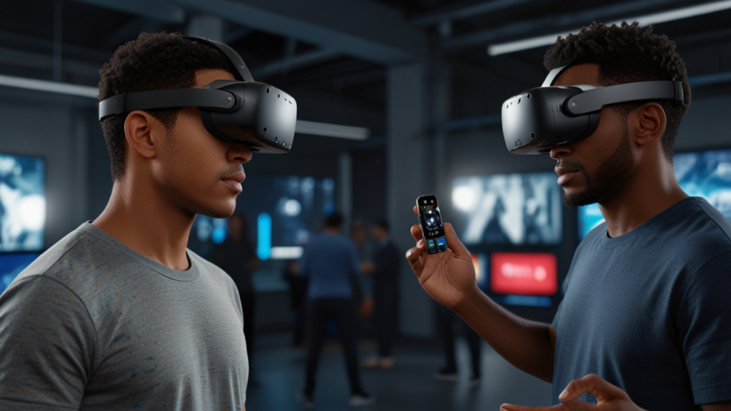 Meta technology ecosystem showing virtual reality hardware and immersive social platform integration across digital environments