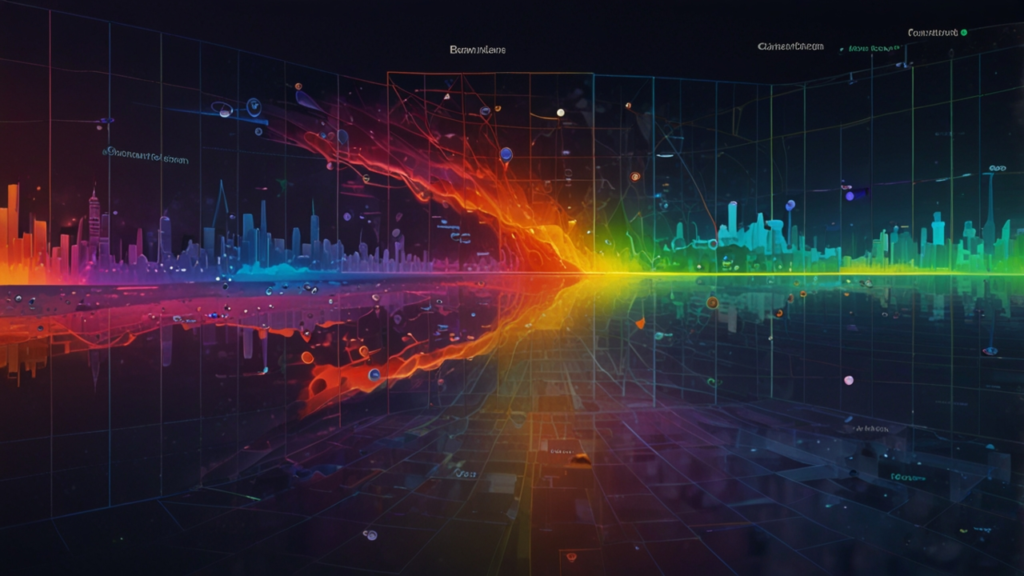 Metaverse Platforms showing interconnected virtual environments with users interacting across worlds