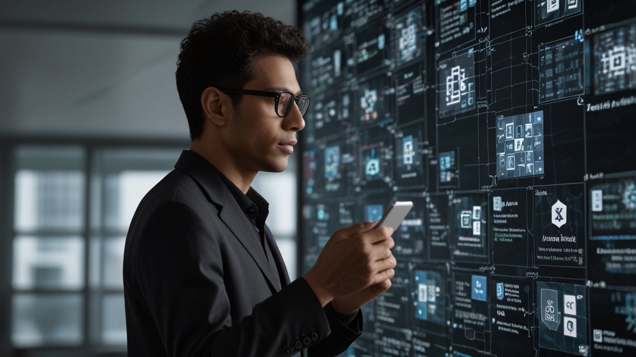Microsoft AI platform showing comprehensive machine learning capabilities with enterprise integration and application development tools