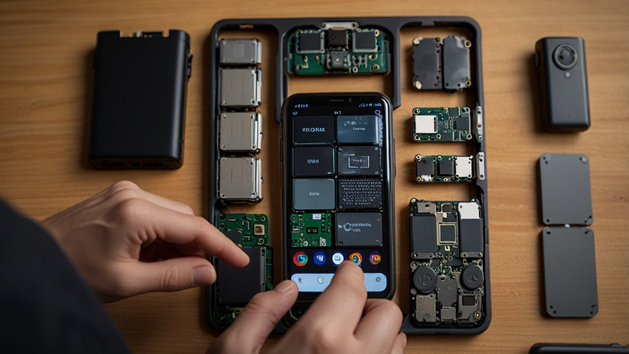 Modular Phones featuring interchangeable components allowing customization and upgrades without replacing entire device