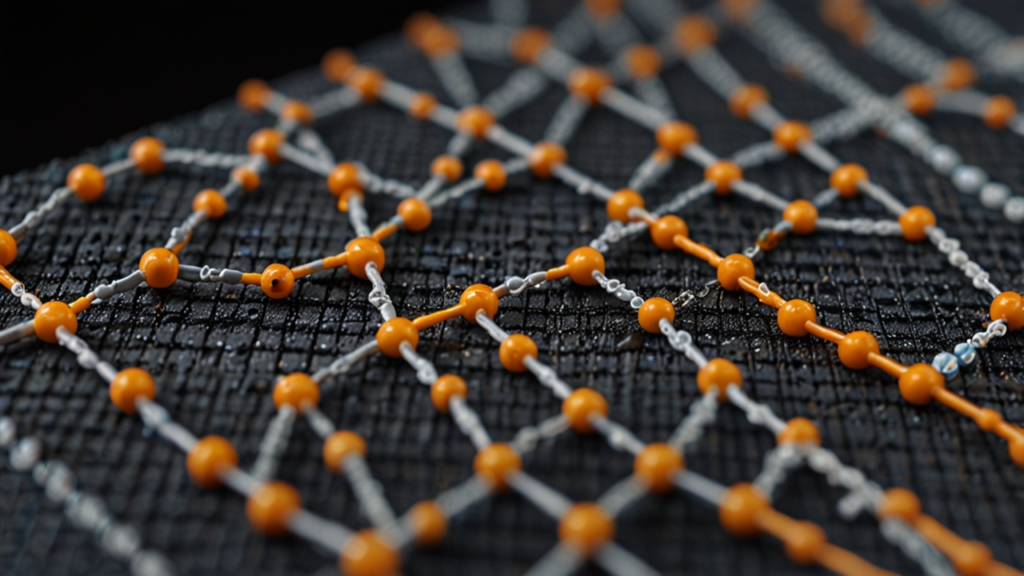 Nanoceramic armor panel demonstrating molecular reorganization during ballistic impact test with visible protective mechanisms in action