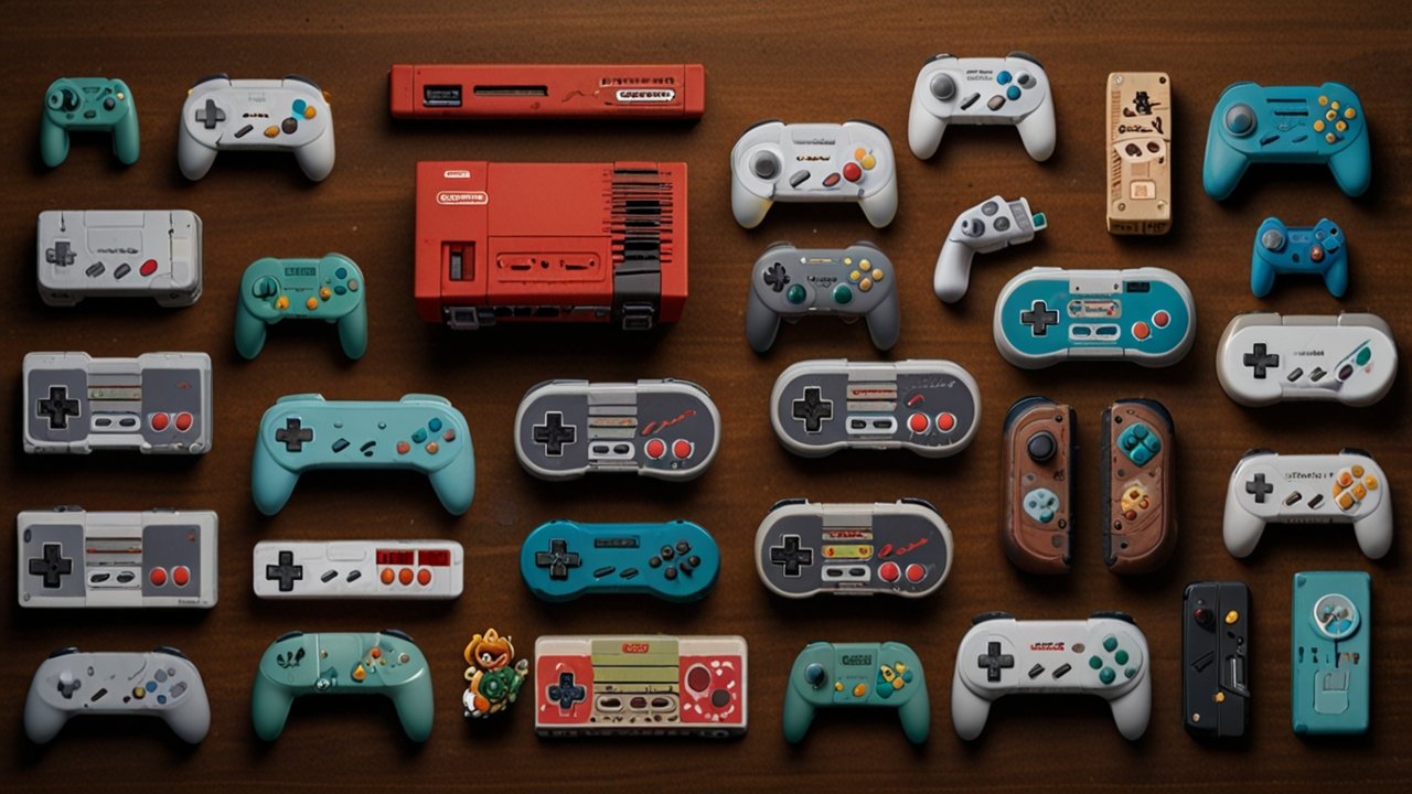 Nintendo gaming system showcasing innovative hardware design with exclusive franchise gameplay and creative interactive experiences