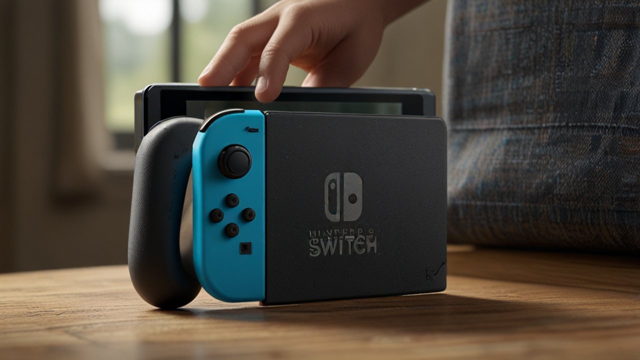 Nintendo Switch 2 console showing enhanced hybrid gaming system with improved graphics and versatile play modes