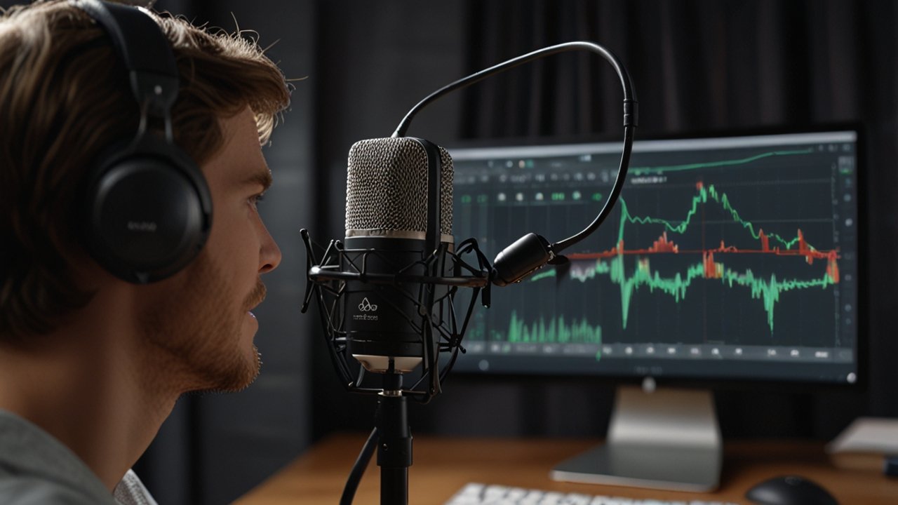 Podcast Microphone capturing professional-quality audio with clear vocal reproduction and ambient noise rejection