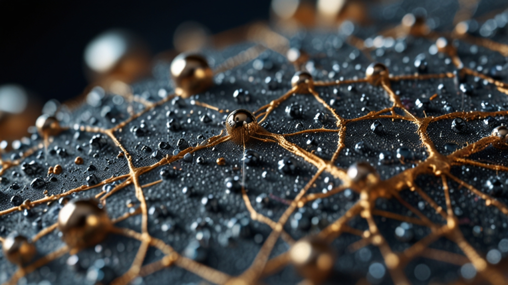 Programmable Matter particles rearranging molecular structure to transform physical properties and shape
