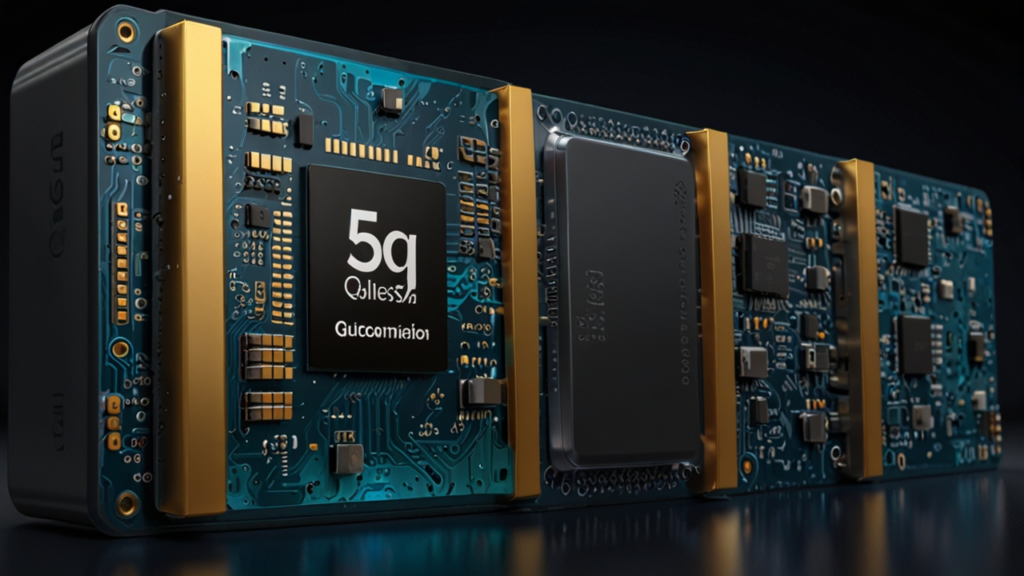 Qualcomm processor powering advanced mobile computing with integrated wireless connectivity and artificial intelligence capabilities