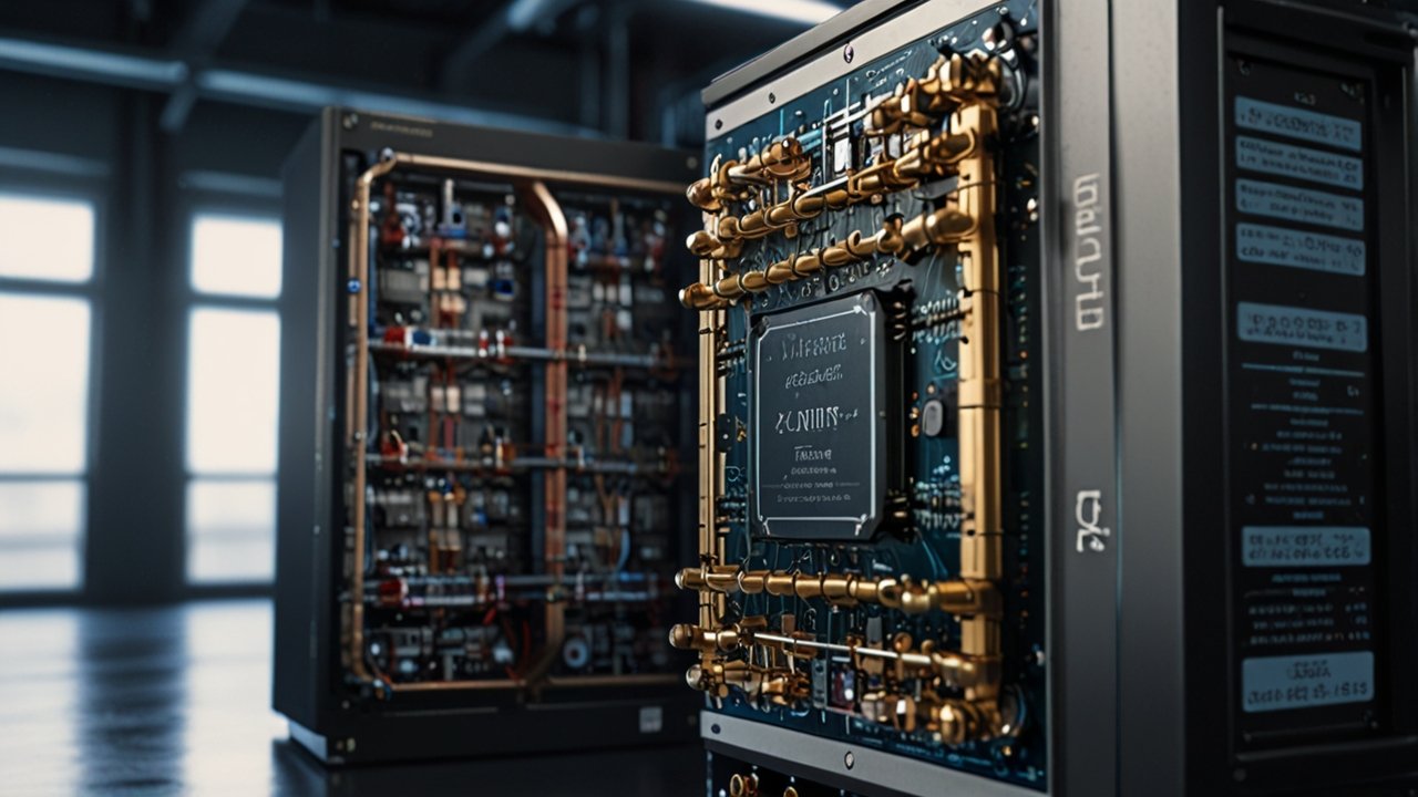 Quantum Processors performing complex calculations through quantum principles including superposition and entanglement enabling computational advantages