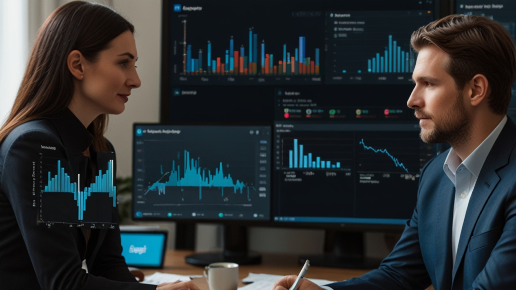 Salesforce interface showing comprehensive customer relationship management platform with integrated business intelligence tools