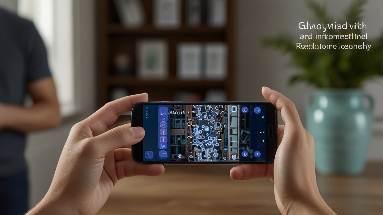 Samsung Galaxy AI interface showcasing intelligent features enhancing smartphone photography and communication