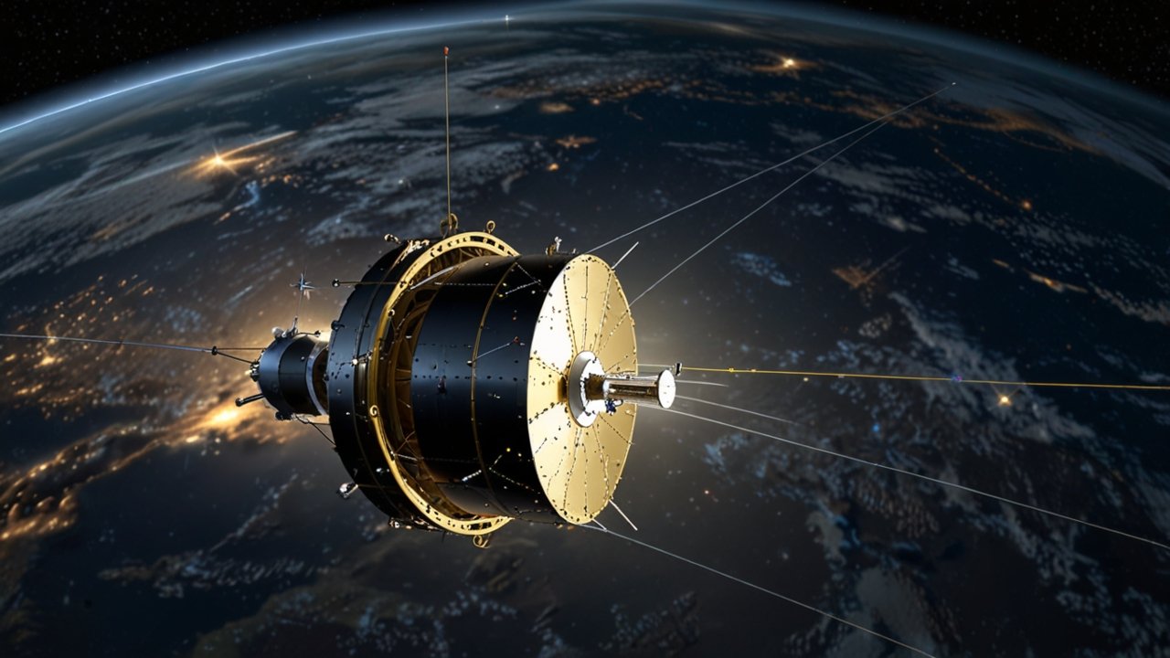Satellite Internet constellation of small communication satellites providing global broadband coverage from low-earth orbit