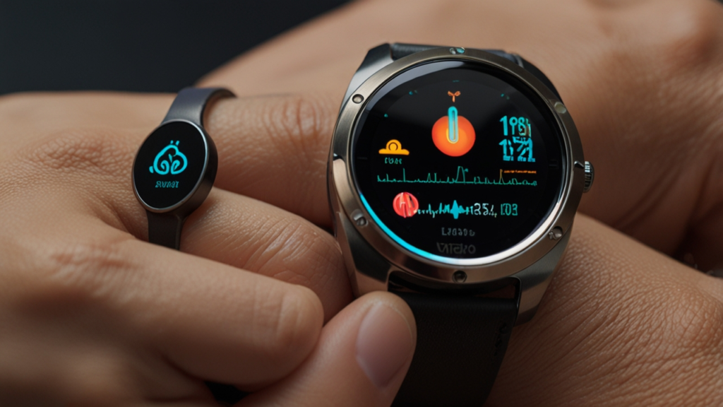 Smart Ring tracking vital health metrics through miniaturized sensors embedded in stylish ring form factor