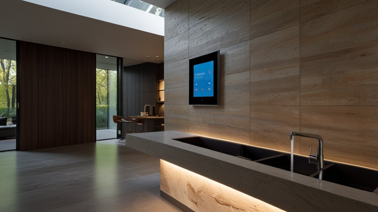 Smart Surface transforming ordinary materials into interactive interfaces with embedded sensing and display capabilities