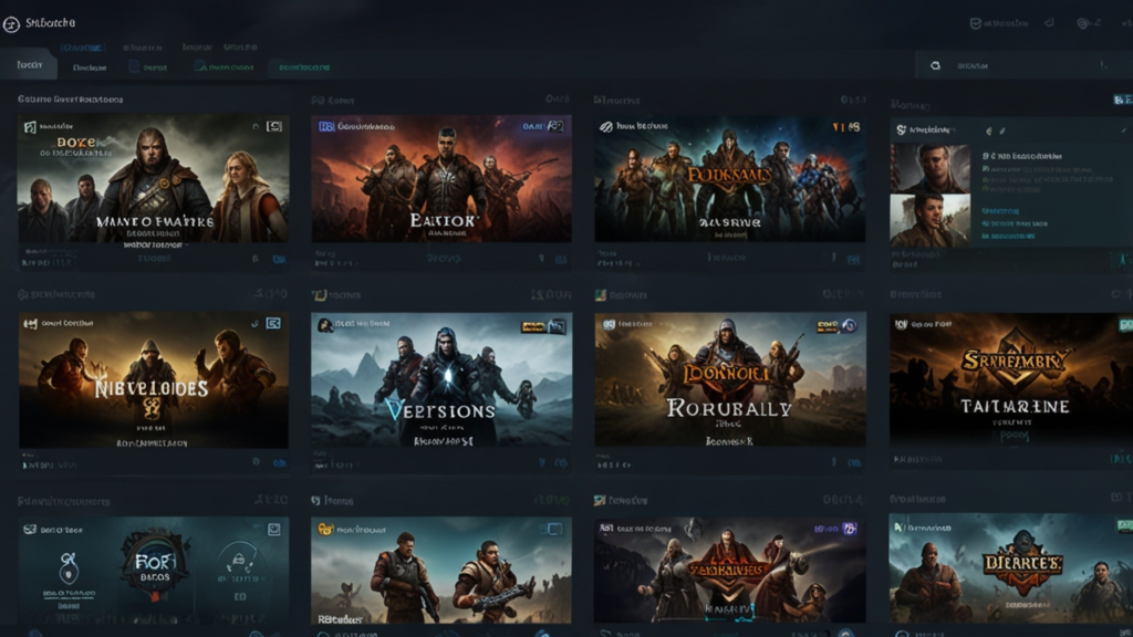 Steam interface displaying personalized game recommendations with detailed analytics on play time and style preferences