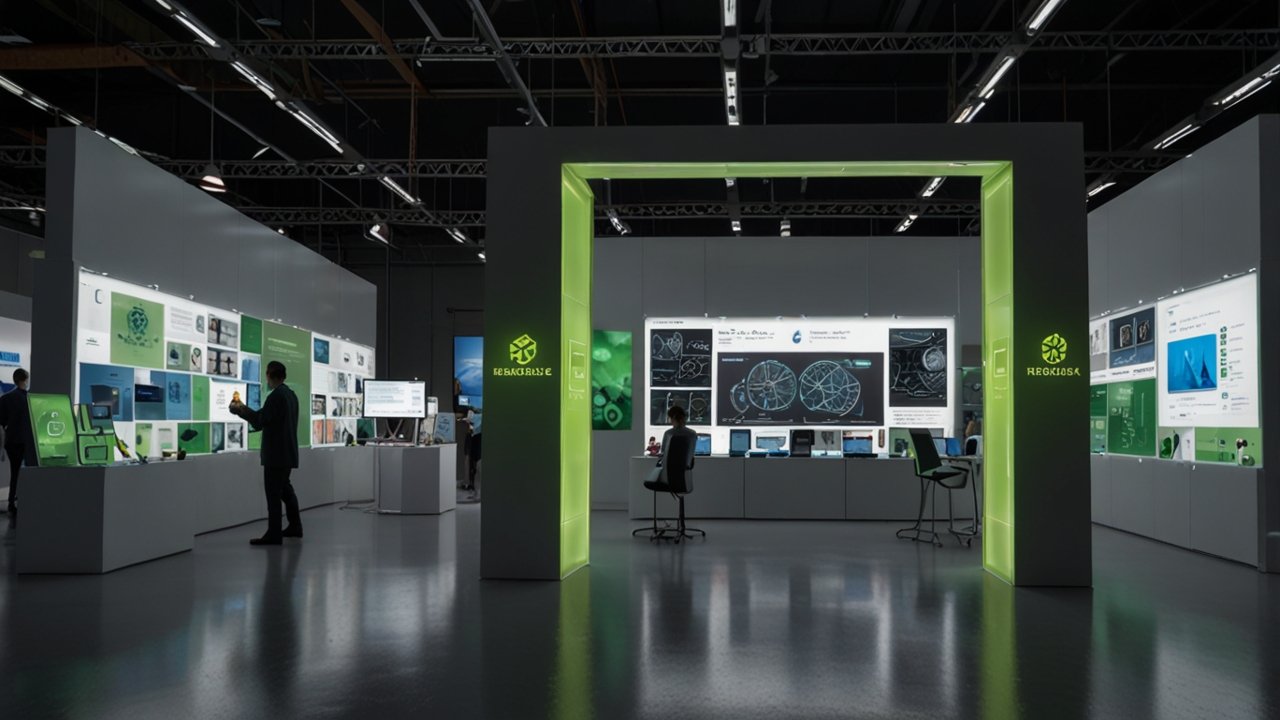 Sustainable Tech innovations showcasing circular design principles and reduced environmental footprint