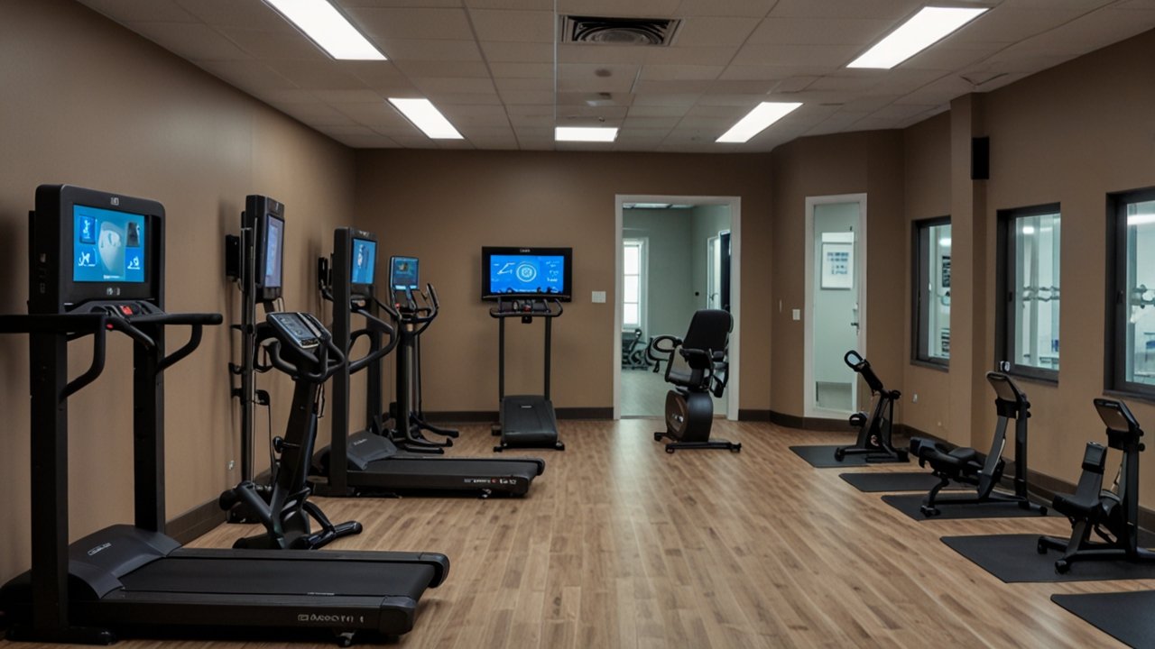 Activity monitors interface showing fitness tracking and health sensor capabilities