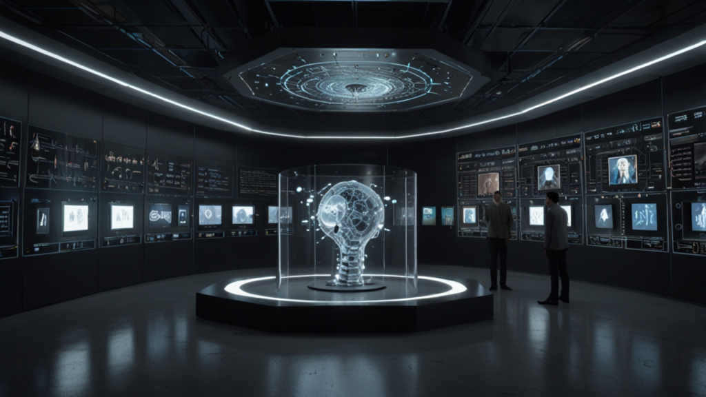 Anthropic interface showing AI company and language model development capabilities