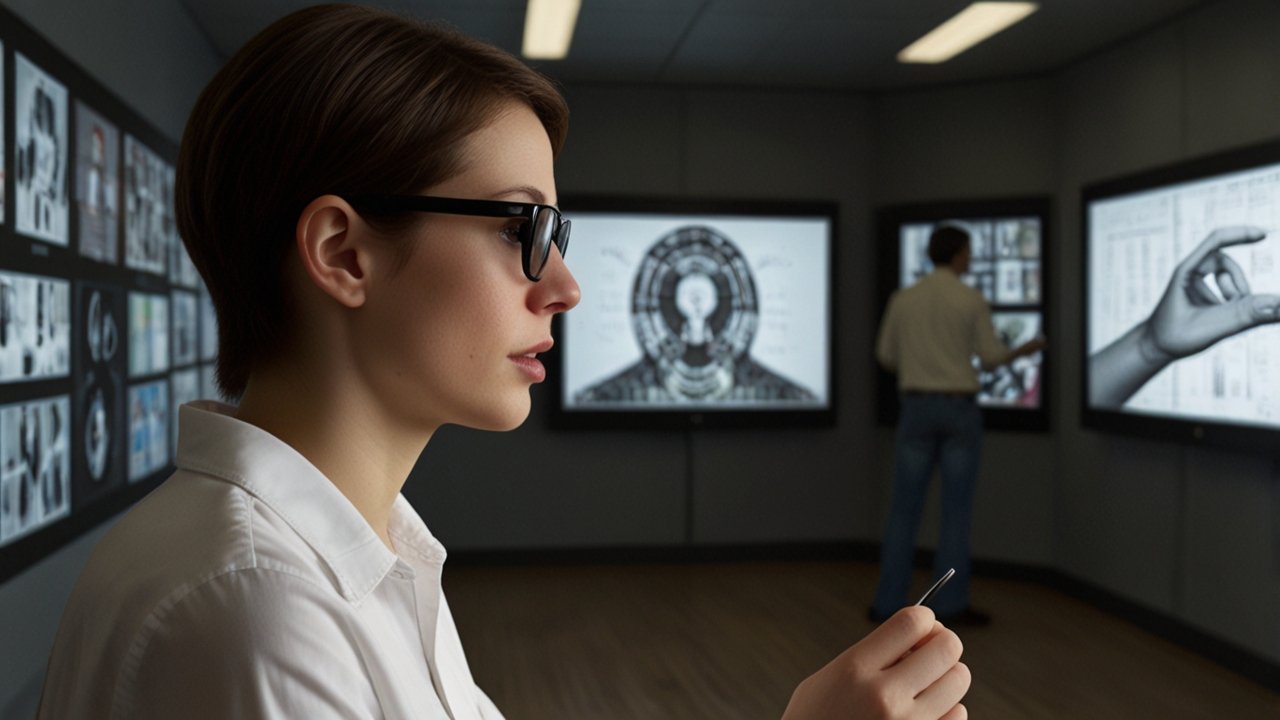 Augmented reality interface displaying digital overlay capabilities with environmental integration and virtual enhancement features