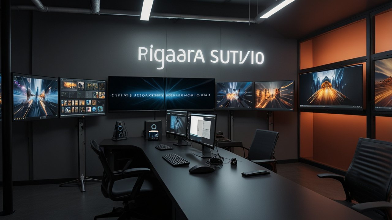 Computer graphics workstation rendering complex 3D scenes and animations