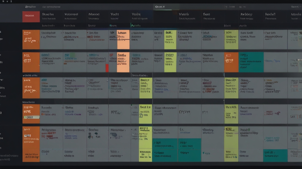 Email management interface displaying organized inbox with filtering automation and template utilization capabilities