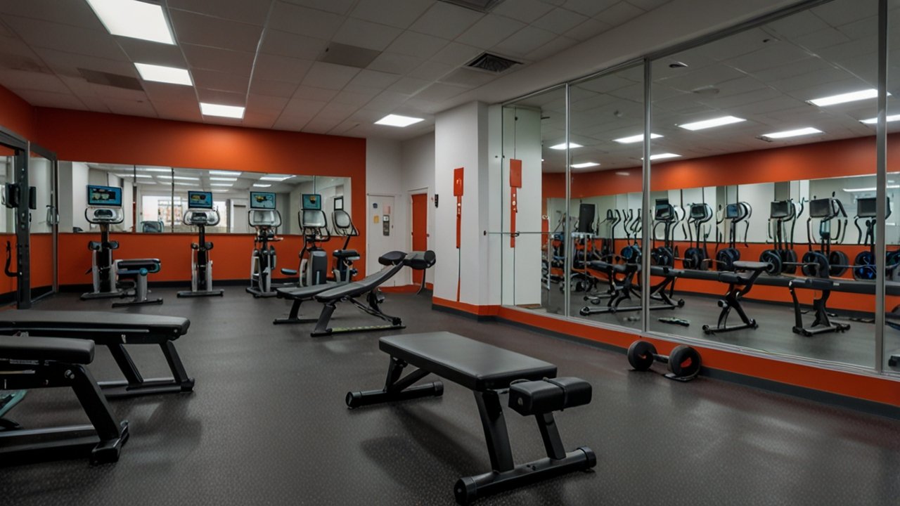 Exercise tracker interface showing fitness monitoring and activity tracking capabilities