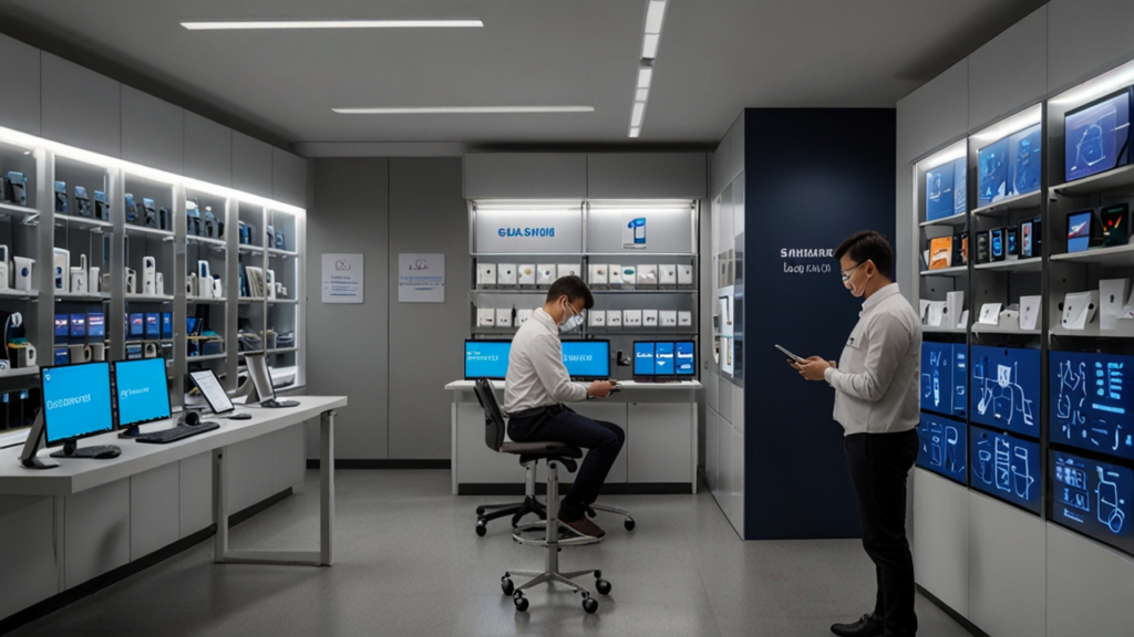 Galaxy AI smartphone interface showing Samsung intelligence and mobile AI capabilities