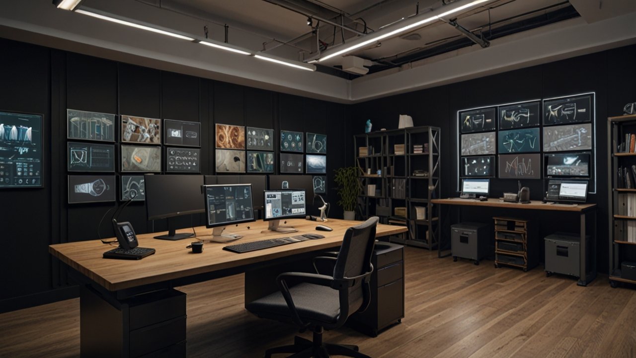 Generative AI system creating original digital content and media