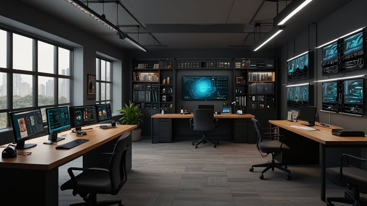 Generative AI system creating original digital content and media